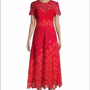 Theia Lace Dress